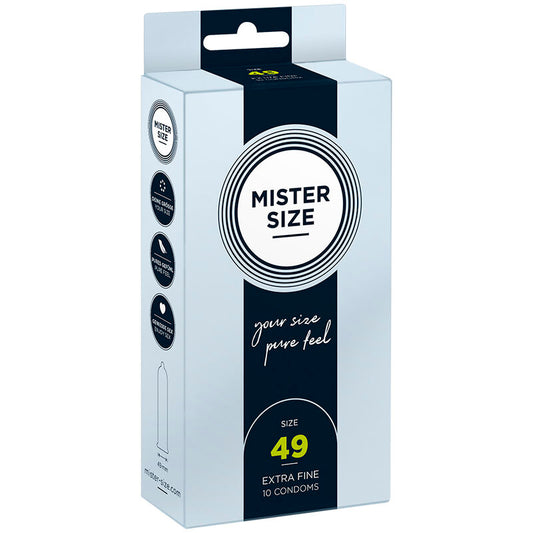 MISTER SIZE - CONDOOMMAAT S 49 MM (10 STUKS)