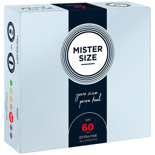MISTER SIZE - CONDOOMMAAT XL 60 MM (36 STUKS)