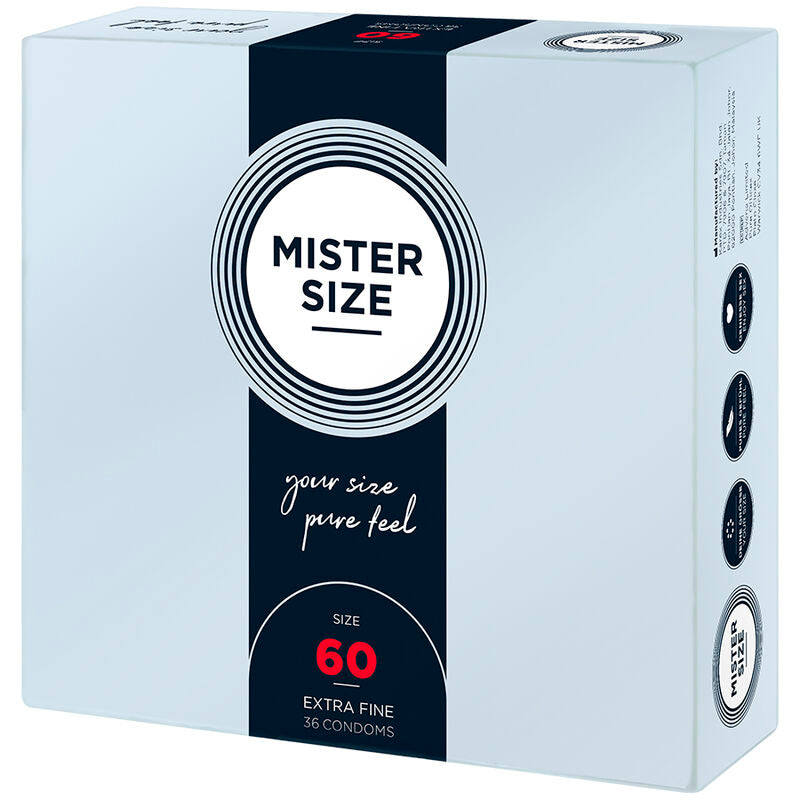 MISTER SIZE - CONDOOMMAAT XL 60 MM (36 STUKS)
