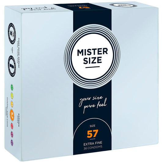 MISTER SIZE - CONDOOMMAAT L 57 MM (36 STUKS)