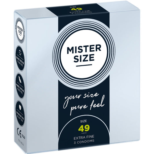 MISTER SIZE - CONDOOMMAAT S 49 MM (3 STUKS)