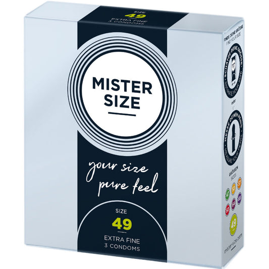 MISTER SIZE - CONDOOMMAAT S 49 MM (3 STUKS)