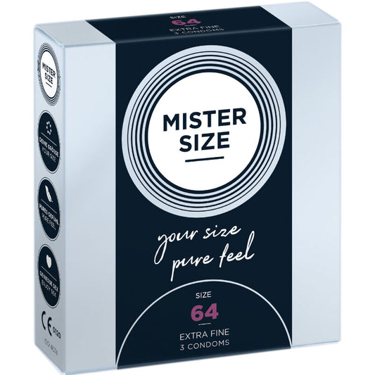 MISTER SIZE - CONDOOMS MAAT XXL 64 MM (3 STUKS)