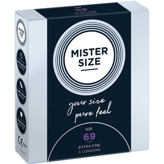 MISTER SIZE - CONDOOMS MAAT XXXL 69 MM (3 STUKS)