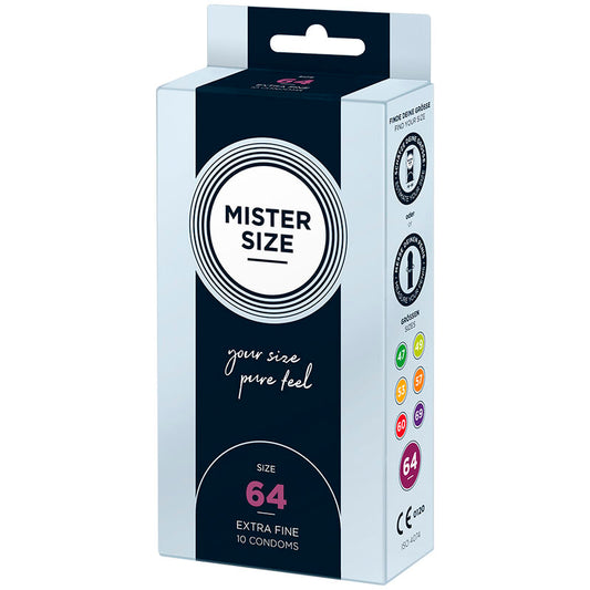 MISTER SIZE - CONDOMS MAAT XXL 64 MM (10 STUKS)