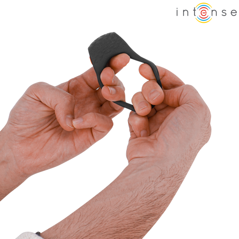 INTENSE - CLOVER VIBRATOR PENISRING 10 TRILLINGEN ZWART