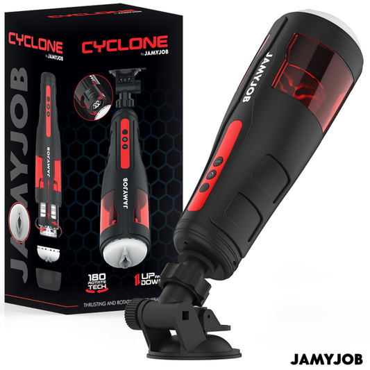JAMYJOB - CYCLONE AUTOMATISCHE VAGINA-MASTURBATOR 10 ROTATIE- EN STOOTMODI