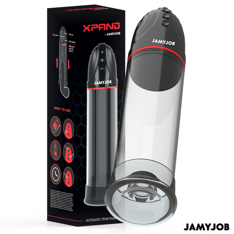 JAMYJOB - XPAND AUTOMATISCHE POMP 3 AFZUIGNIVEAUS GRIJS