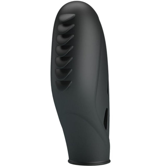 PRETTY LOVE - GILO SILICONEN VINGERVIBRATOR ZWART