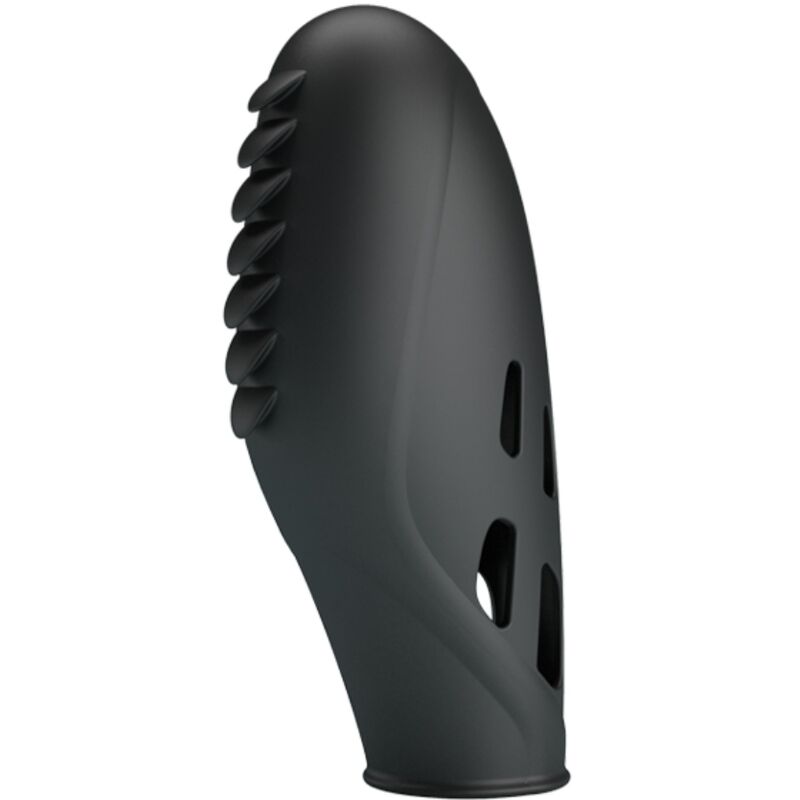 PRETTY LOVE - GILO SILICONEN VINGERVIBRATOR ZWART