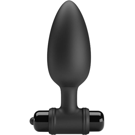 PRETTY LOVE - VIBRA BUTTPLUG 2 ANALE PLUG 10 TRILLINGEN ZWART