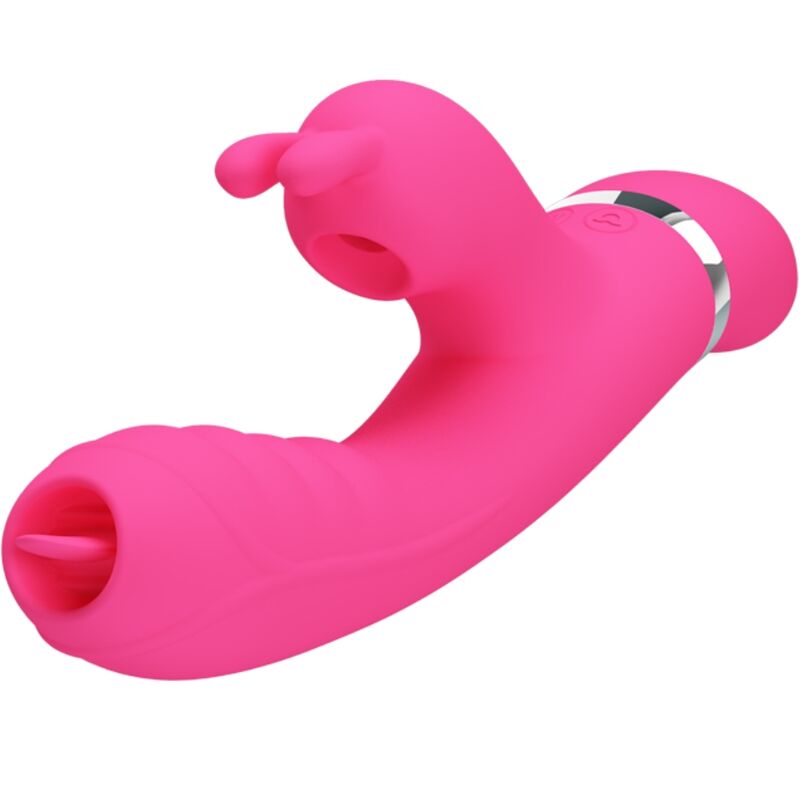 PRETTY LOVE - PHOENIX MULTIFUNCTIONELE KONIJNENVIBRATOR ROZE