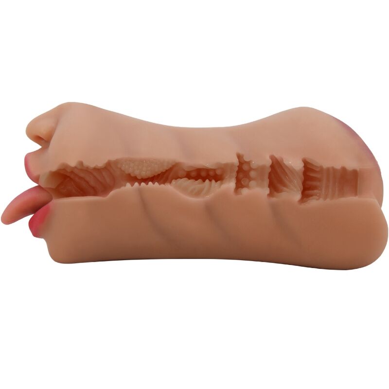 CRAZY BULL - SARAH DUBBELE MASTURBATOR MOND & VAGINA VLEES