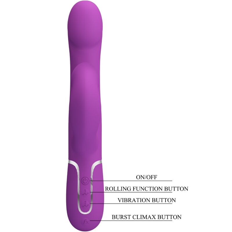 PRETTY LOVE - 4-IN-1 MULTIFUNCTIONELE VIBRATOR & STIMULATOR PAARS