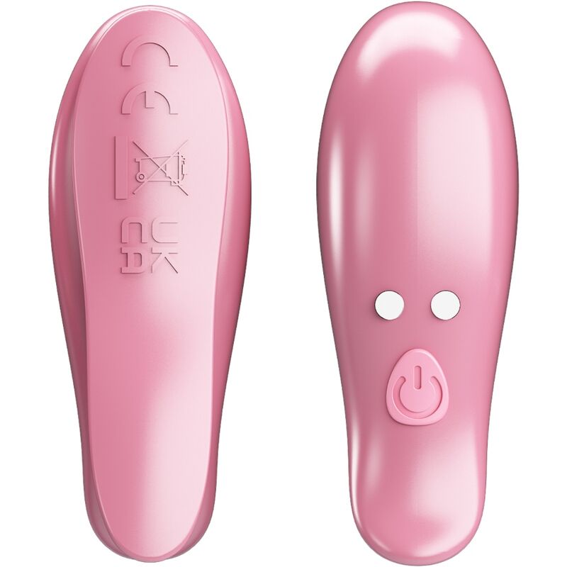 PRETTY LOVE - CAILEY NIPPLE CLAMPS 10 VIBRATIES AFSTANDSBEDIENING ROZE