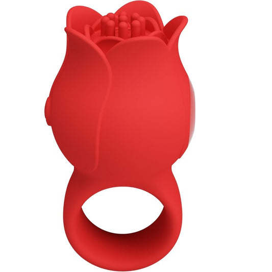 PRETTY LOVE - JAE ROOSVORMIGE VINGERVIBRATOR 10 TRILLINGEN ROOD