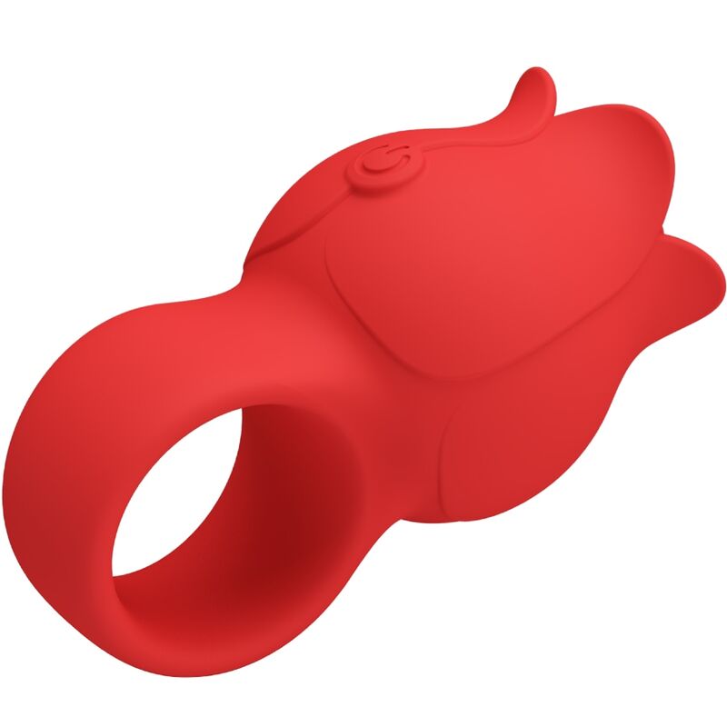 PRETTY LOVE - JAE ROOSVORMIGE VINGERVIBRATOR 10 TRILLINGEN ROOD