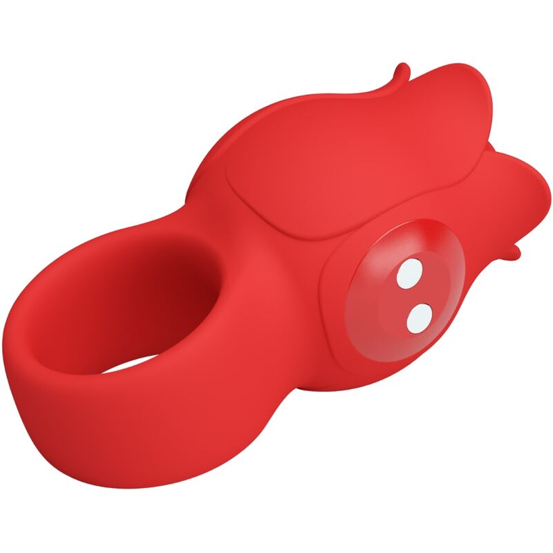 PRETTY LOVE - JAE ROOSVORMIGE VINGERVIBRATOR 10 TRILLINGEN ROOD
