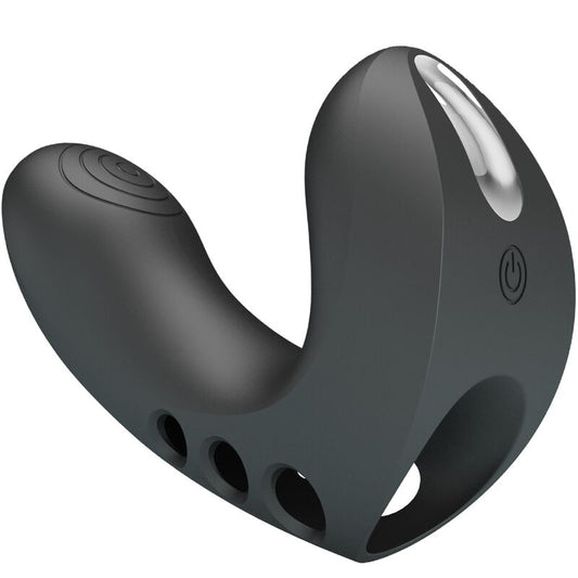 PRETTY LOVE - CAMELIA VINGERVIBRATOR 7 TRILLINGEN ZWART