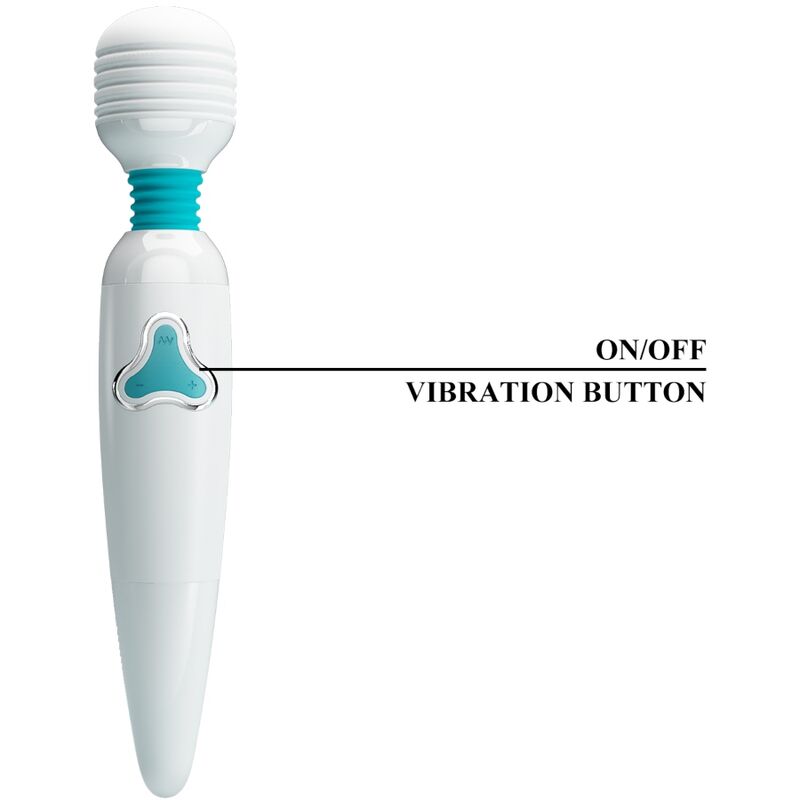 PRETTY LOVE - CLOUD WAND VIBRATOR 7 TRILLINGEN WIT