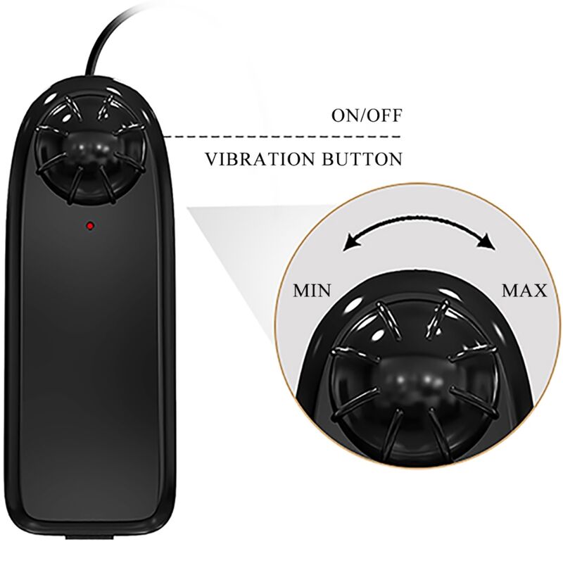 BAILE - CATOBLEPAS REALISTISCHE VIBRATOR 20,6 CM HUIDSKLEUR AFSTANDSBEDIENING