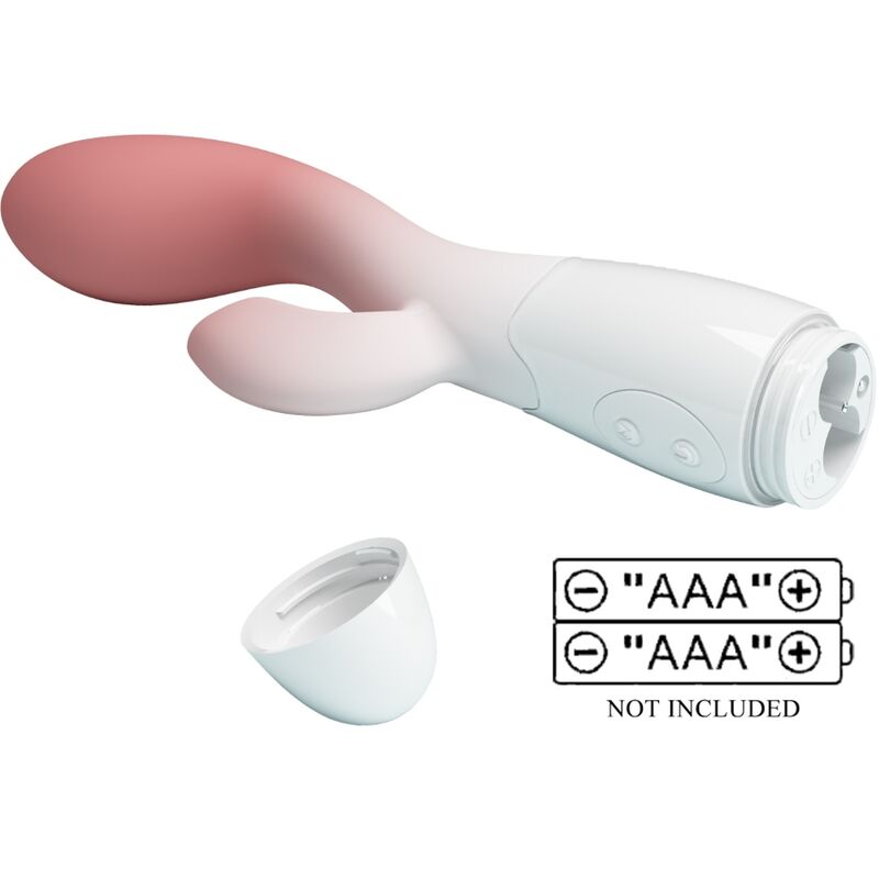 PRETTY LOVE - BRIGHTY G-SPOT VIBRATOR + KLITORISSTIMULATOR 30 TRILLINGEN ROZE