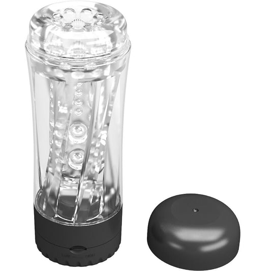 PRETTY LOVE - TAMARA MALE MASTURBATOR MULTI-SPEED VIBRATOR ZWART