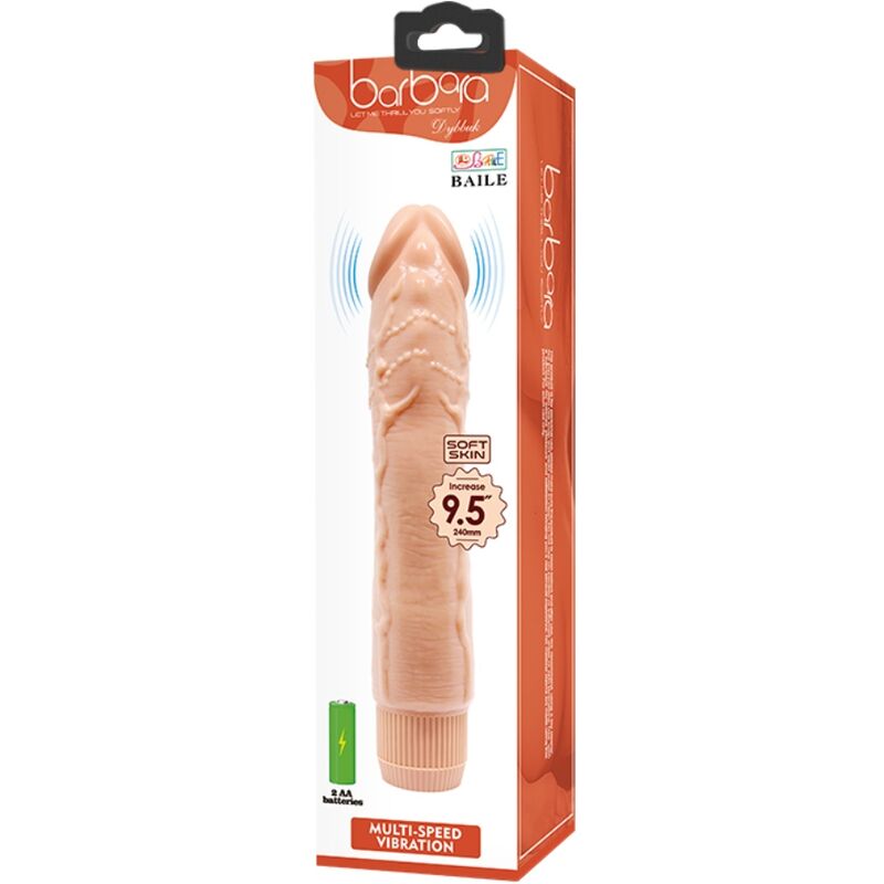 BAILE - DYBBUK REALISTISCHE VIBRATOR 24 CM HUIDSKLEURIG