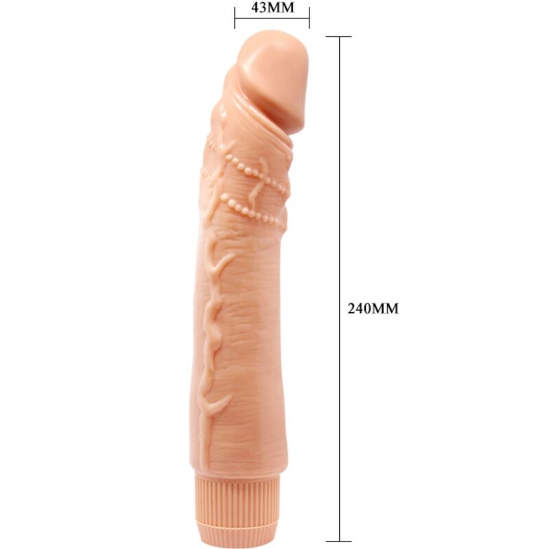BAILE - DYBBUK REALISTISCHE VIBRATOR 24 CM HUIDSKLEURIG