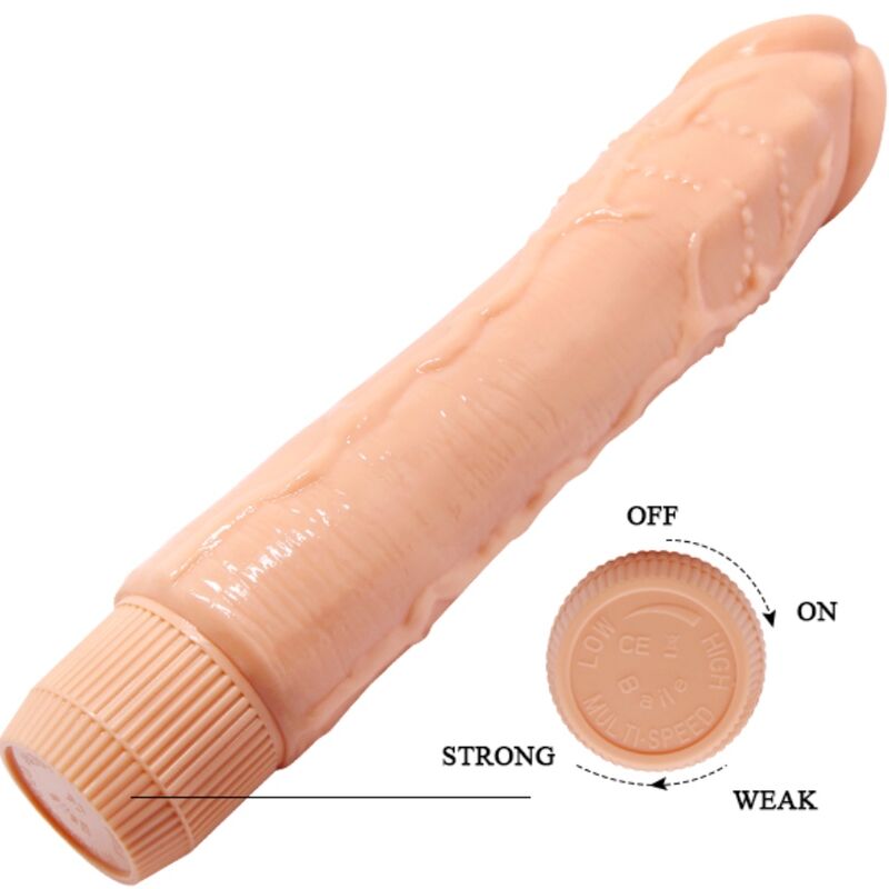 BAILE - DYBBUK REALISTISCHE VIBRATOR 24 CM HUIDSKLEURIG