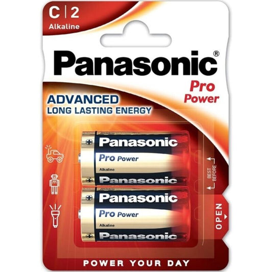 PANASONIC - PRO POWER ALKALINE C BATTERIJ LR14 BLISTER*2
