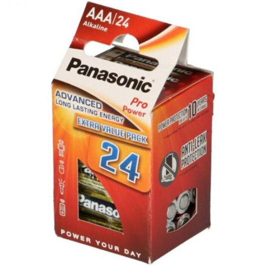 PANASONIC - PRO POWER ALKALINE AAA BATTERIJ LR03 VERPAKKING*24