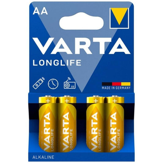 VARTA - LONGLIFE ALKALINE BATTERIJ AA LR6 BLISTER*4