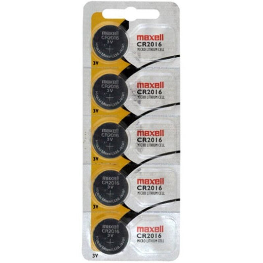 MAXELL - CR2016 3V LITHIUM KNOPCEL BLISTER*5