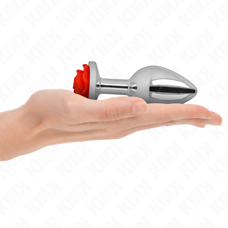 KINK - PLUG ANAL ROODROZE MAAT L