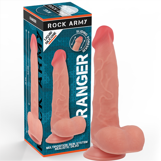 ROCKARMY - VLOEIBARE SILICONEN RANGER 22 CM -O- 3.6 CM