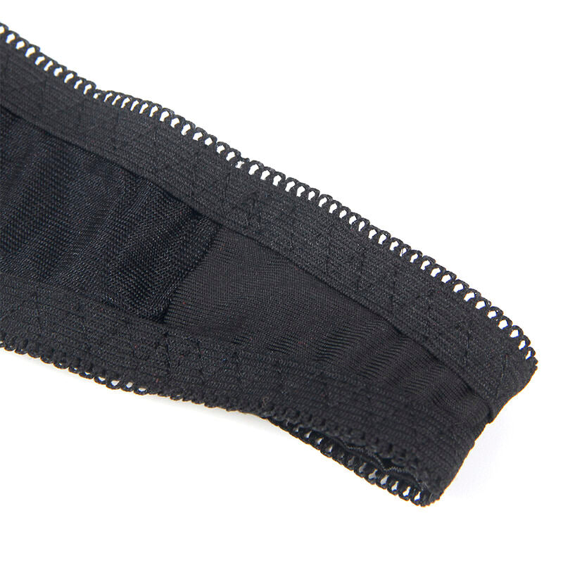 SUBBLIME - 955205 BH-SET MET VERSTELBARE ZWARTE STRIK L/XL
