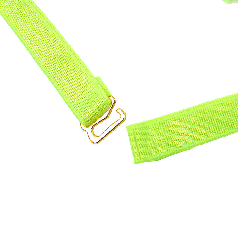 SUBBLIME - 955281 BH-SET MET KETTING EN BEENDETAILS FLUORESCEREND GROEN L/XL