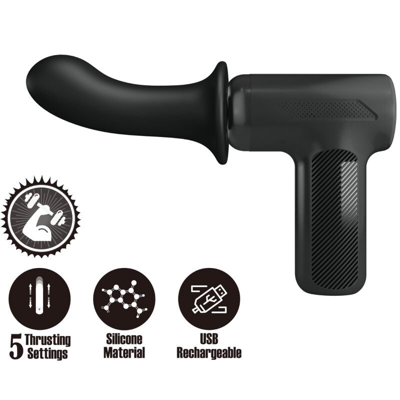 PRETTY LOVE - DJ DOCTOR MASSAGER 5 STANDEN ZWART