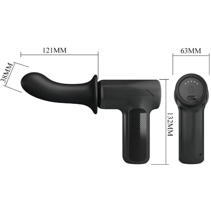 PRETTY LOVE - DJ DOCTOR MASSAGER 5 STANDEN ZWART