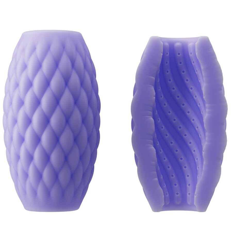 PRETTY LOVE - ATHENA EROS SILICONE Mannelijke Masturbator PAARS
