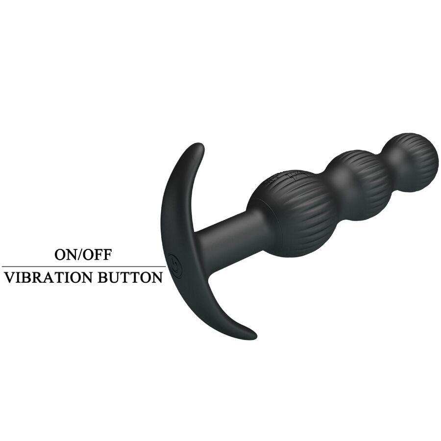 PRETTY LOVE - SIDNEY ANALE VIBRATOR 10 TRILLINGEN ZWART