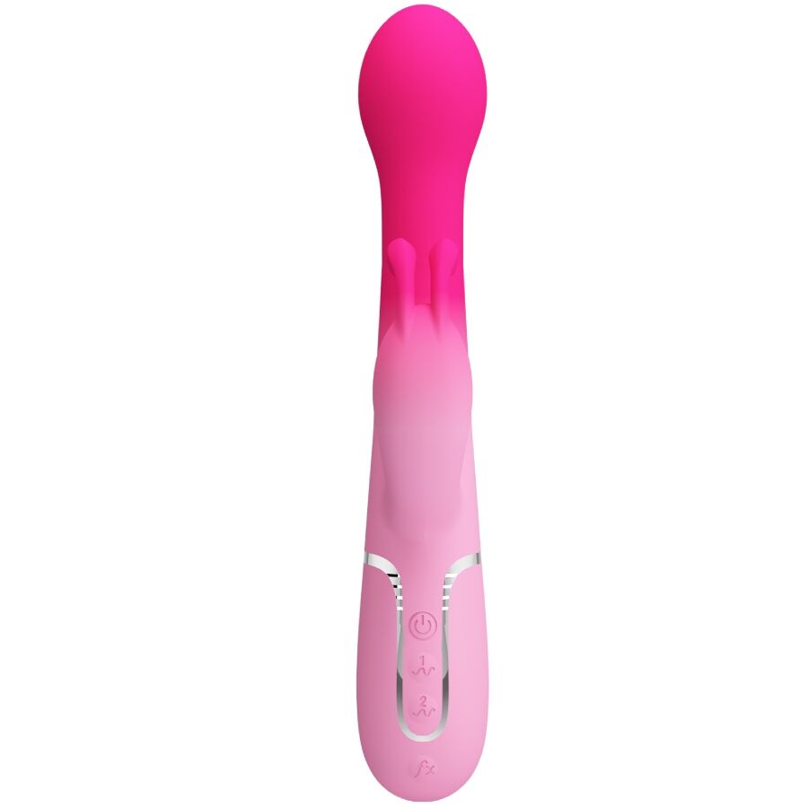 PRETTY LOVE - DEJON 3 IN 1 MULTIFUNCTIONEEL KONIJN VIBRATOR ROZE