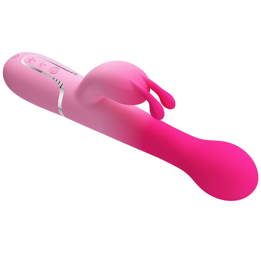 PRETTY LOVE - DEJON 3 IN 1 MULTIFUNCTIONEEL KONIJN VIBRATOR ROZE
