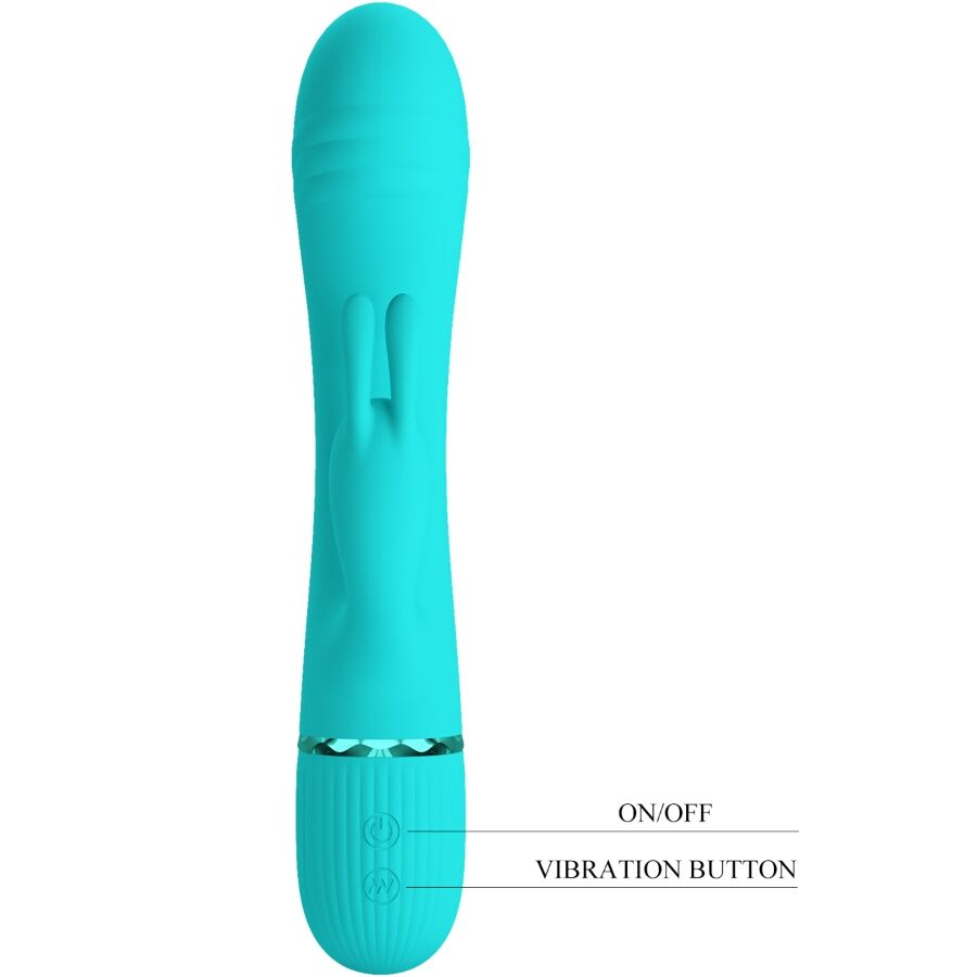 PRETTY LOVE - SCOCCO VIBRATOR KONIJN TURKOOIS
