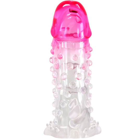 PRETTY LOVE - WILFORD REALISTIC VERGROTINGS CONDOOM MET GEDETAILLEERDE PENIS ROZE