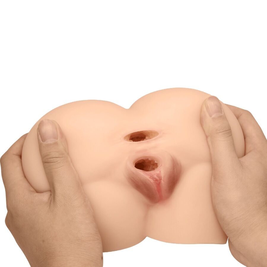 CRAZY BULL - ROLONDA ACHTERKANT MET NATUURLIJKE REALISTISCHE VAGINA EN ANUS