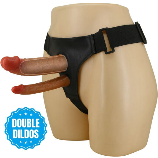 PRETTY LOVE - KEAVEN HARNESS SLIP UNIVERSAL & COMFORTABELE DUBBELE DILDO