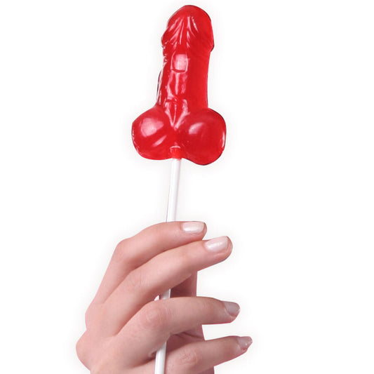 SECRETPLAY - DISPLAY ASSORTIMENT PENIS-LOLLY'S AARDBEI 40 STUKS