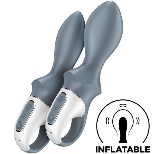 SATISFYER - AIR PUMP BOOTY 1 ANALE OPBLAASBARE VIBRATOR GRIJS